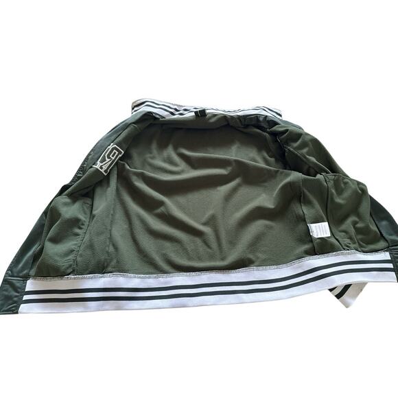 RETRO IRISH Mens Size Large Green Ireland Full Zip Track & Field Active Jacket - Picture 7 of 9